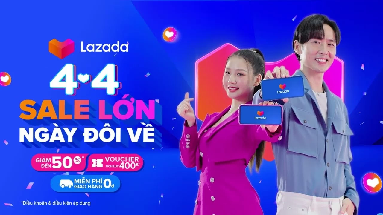 Săn khuyến mãi LAZADA 4.4
