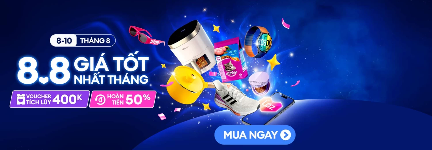 Khuyến mãi Lazada 8/8