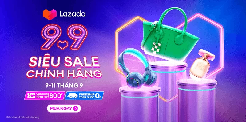 Khuyến mãi lazada tháng 9