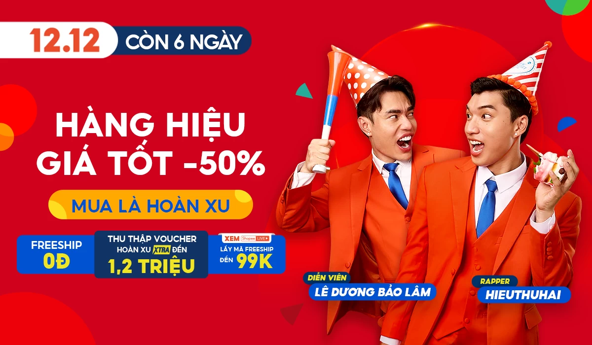 SHOPEE THÁNG 12 | LỊCH SALE CUỐI NĂM - TRĂM NGÀN ƯU ĐÃI - ĐẨY ĐƠN SIÊU CHÁY