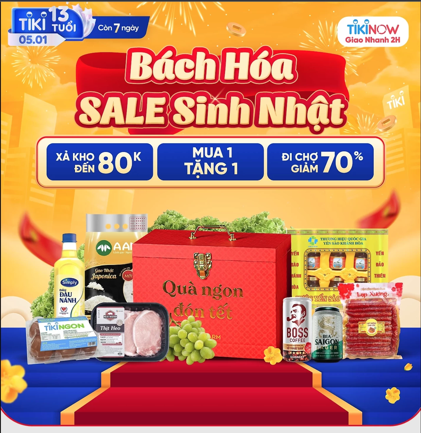 ĐÓN TẾT XẢ KHO TỚI TẤP - SINH NHẬT GIẢM BẤT CHẤP ĐẾN 90%