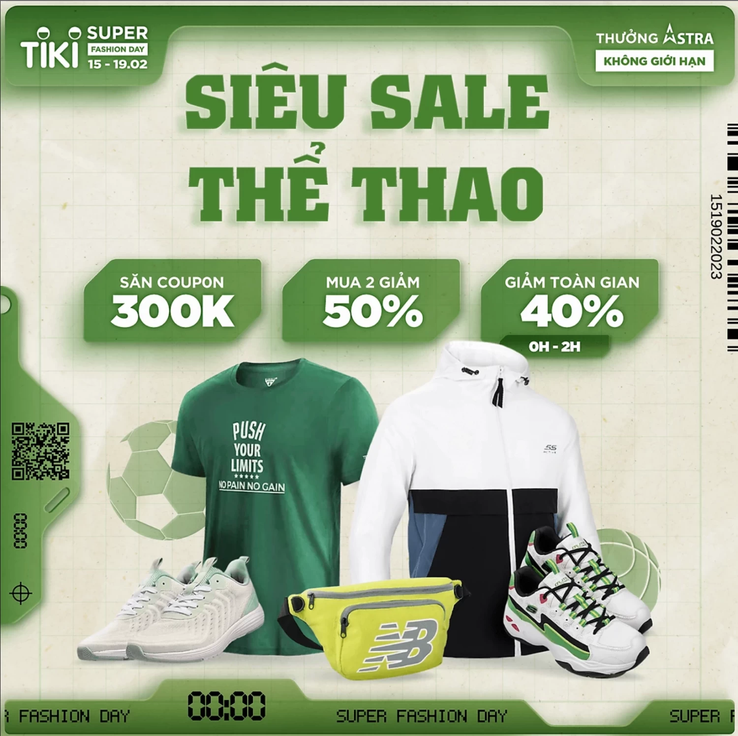 Tiki Sale Thời Trang COUPON GIẢM NGAY 300K 0H - 12H - 21H